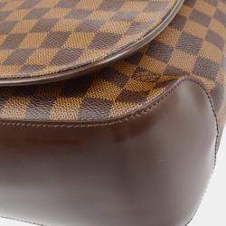 Pre Owned Louis Vuitton Spencer Damier Ebene Laptop Shoulder Bag