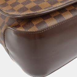 Pre Owned Louis Vuitton Spencer Damier Ebene Laptop Shoulder Bag