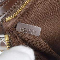 Pre Owned Louis Vuitton Spencer Damier Ebene Laptop Shoulder Bag