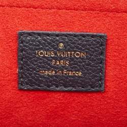 Pre Owned Louis Vuitton Marine Rouge Monogram Empreinte Leather Saint Sulpice PM Bag