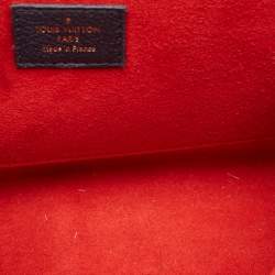 Pre Owned Louis Vuitton Marine Rouge Monogram Empreinte Leather Saint Sulpice PM Bag