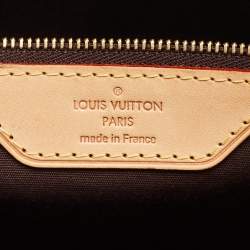 Pre Owned Louis Vuitton Amarante Monogram Vernis Brea GM Bag