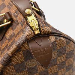 Pre Owned Louis Vuitton Speedy 30 Damier Canvas Handbag