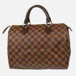 Pre Owned Louis Vuitton Speedy 30 Damier Canvas Handbag