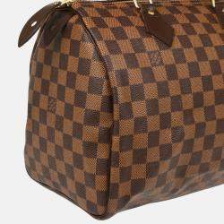 Pre Owned Louis Vuitton Speedy 30 Damier Canvas Handbag
