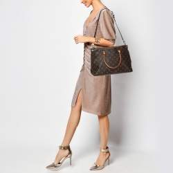 Pre Owned Louis Vuitton Monogram Canvas Pallas MM Bag