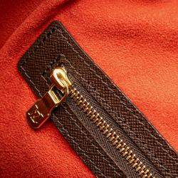 Pre Owned Louis Vuitton Brown Damier Ebene Triana