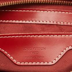 Pre Owned Louis Vuitton Red Suhali Leather Le Radieux Bag