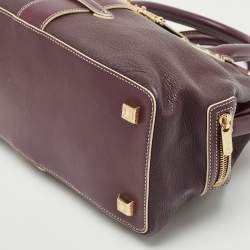 مملوكة مسبقًا Louis Vuitton Plum Suhali Leather L'Ingenieux PM Bag