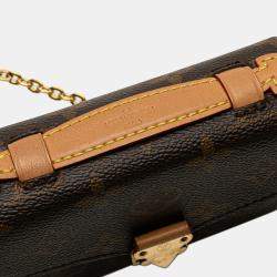 Pre Owned Louis Vuitton Brown Monogram Micro Metis