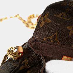 Pre Owned Louis Vuitton Brown Monogram Micro Metis