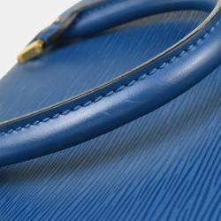 Pre Owned Louis Vuitton Blue Epi Pont Neuf Handbag M52055 MI1908