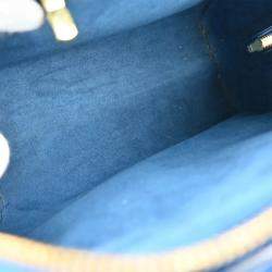 Pre Owned Louis Vuitton Blue Epi Pont Neuf Handbag M52055 MI1908