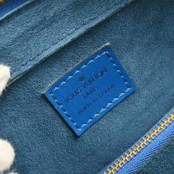 Pre Owned Louis Vuitton Blue Epi Pont Neuf Handbag M52055 MI1908