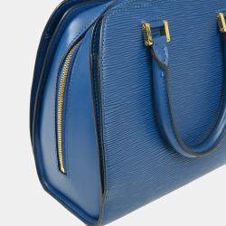 Pre Owned Louis Vuitton Blue Epi Pont Neuf Handbag M52055 MI1908