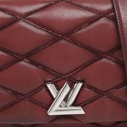 Pre Owned Louis Vuitton Bordeaux Malletage Leather GO-14 PM Bag