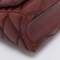 Pre Owned Louis Vuitton Bordeaux Malletage Leather GO-14 PM Bag