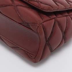 Pre Owned Louis Vuitton Bordeaux Malletage Leather GO-14 PM Bag