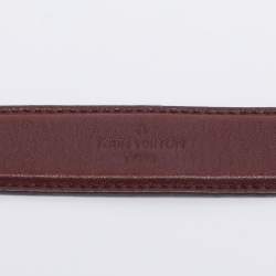 Pre Owned Louis Vuitton Bordeaux Malletage Leather GO-14 PM Bag