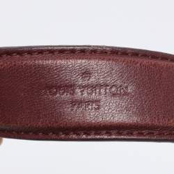 Pre Owned Louis Vuitton Bordeaux Malletage Leather GO-14 PM Bag