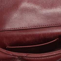 Pre Owned Louis Vuitton Bordeaux Malletage Leather GO-14 PM Bag