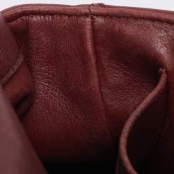 Pre Owned Louis Vuitton Bordeaux Malletage Leather GO-14 PM Bag