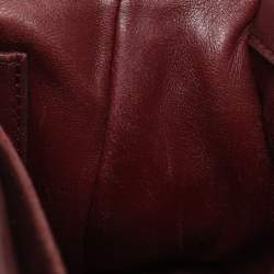 Pre Owned Louis Vuitton Bordeaux Malletage Leather GO-14 PM Bag