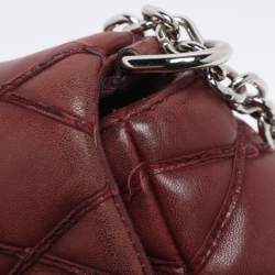 Pre Owned Louis Vuitton Bordeaux Malletage Leather GO-14 PM Bag