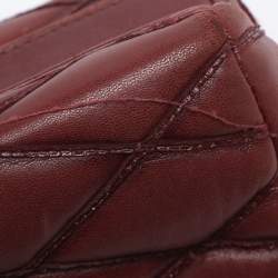 Pre Owned Louis Vuitton Bordeaux Malletage Leather GO-14 PM Bag