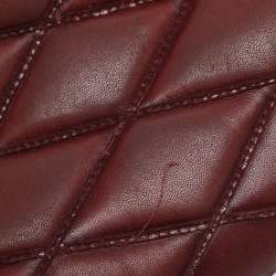 Pre Owned Louis Vuitton Bordeaux Malletage Leather GO-14 PM Bag