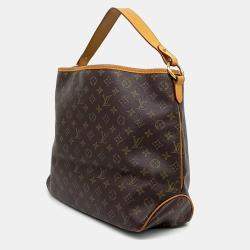 Pre Owned Louis Vuitton Brown Coated Canvas Delightful MM Bag