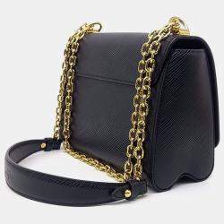 Pre Owned Louis Vuitton Black Leather Epi Twist MM bag