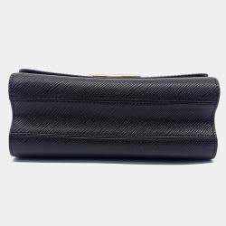 Pre Owned Louis Vuitton Black Leather Epi Twist MM bag