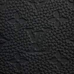 Pre Owned Louis Vuitton Black Leather Trunk Messenger Bag