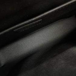 Pre Owned Louis Vuitton Black Leather Trunk Messenger Bag