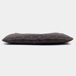 Pre Owned Louis Vuitton Brown Coated Canvas Monogram Etu Voyage MM bag