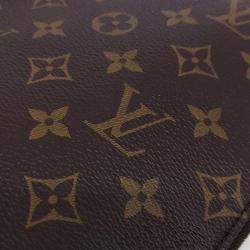Pre Owned Louis Vuitton Brown Coated Canvas Monogram Etu Voyage MM bag