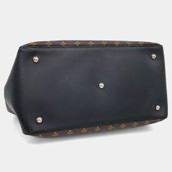 Pre Owned Louis Vuitton Brown Coated canvas Makassar Neo Greenwich bag