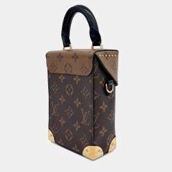 Pre Owned Louis Vuitton Brown Leather and PVC camera box