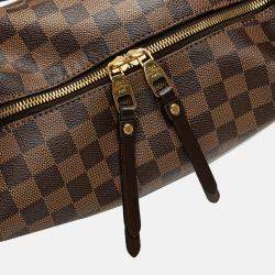 Pre Owned Louis Vuitton Brown Damier Ebene Duomo Hobo