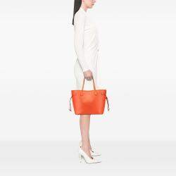 Pre Owned Louis Vuitton Orange Epi Neverfull MM