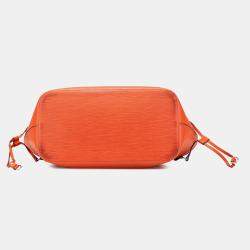 Pre Owned Louis Vuitton Orange Epi Neverfull MM