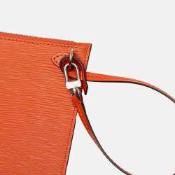 Pre Owned Louis Vuitton Orange Epi Neverfull MM