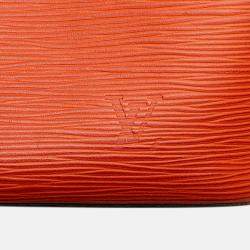 Pre Owned Louis Vuitton Orange Epi Neverfull MM