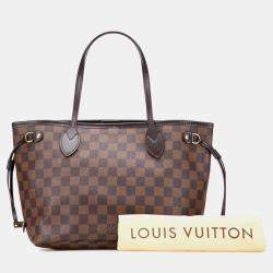 Pre Owned Louis Vuitton Brown Damier Ebene Neverfull PM