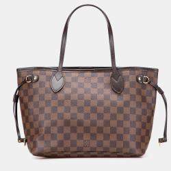 Pre Owned Louis Vuitton Brown Damier Ebene Neverfull PM