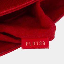 Pre Owned Louis Vuitton Red Epi Locky BB