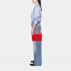 Pre Owned Louis Vuitton Red Epi Locky BB