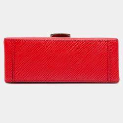 Pre Owned Louis Vuitton Red Epi Locky BB