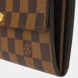 Pre Owned Louis Vuitton Damier Portefeuille Sarah Wallet